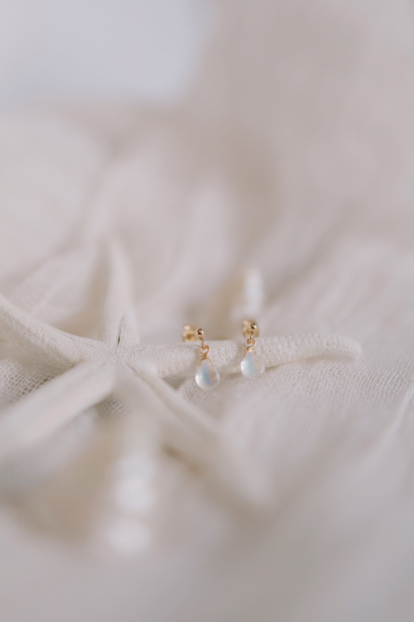 MINI MOONSTONE Ohrringe