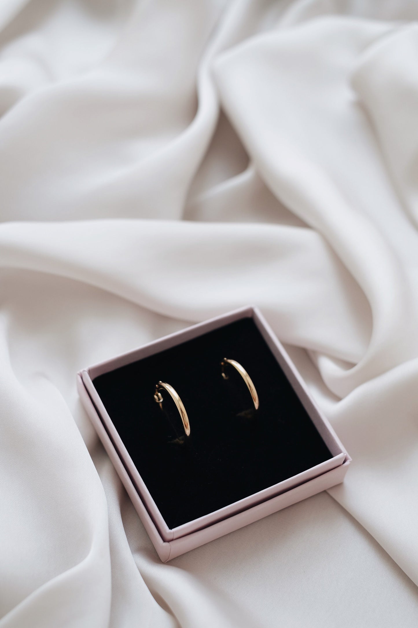 Creolen Ohrringe Gold Groß • 14K Gold Filled Hoops • Hoop Ohrringe Gold