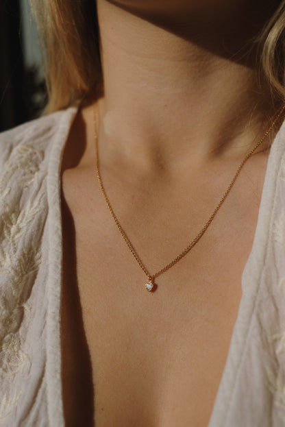 SPARKLE HEART Halskette