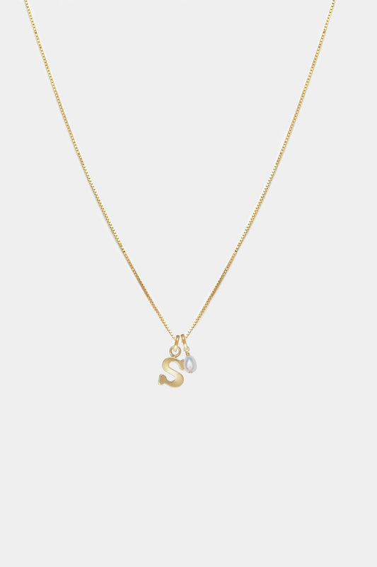 PEARL INITIALS Necklace