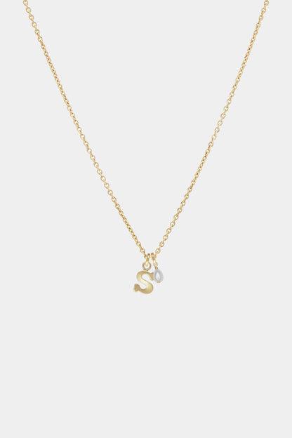 PEARL INITIALS Halskette