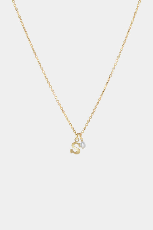 PEARL INITIALS Halskette