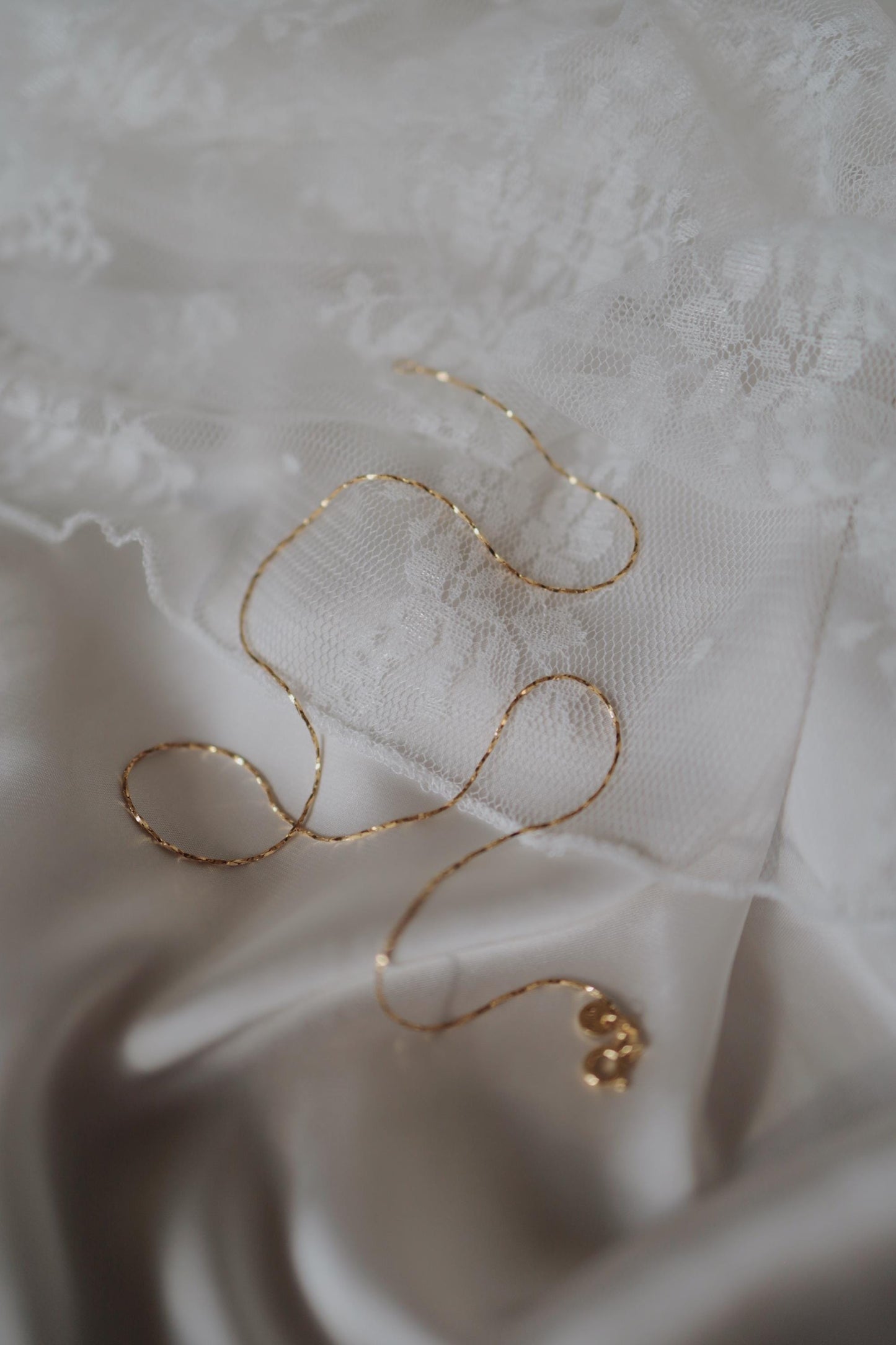 Feine Halskette 18K Gold Vermeil • SHIMMER