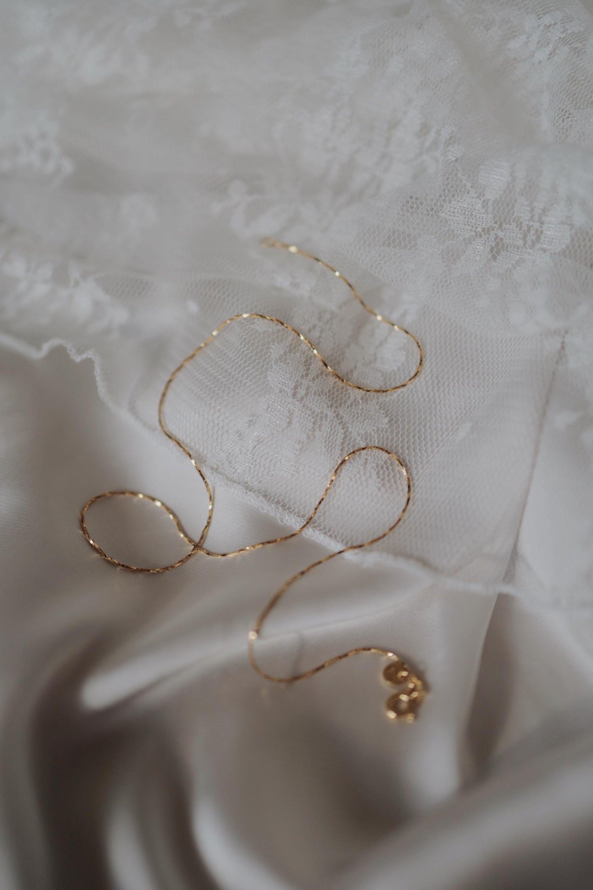 Feine Halskette 18K Gold Vermeil • SHIMMER