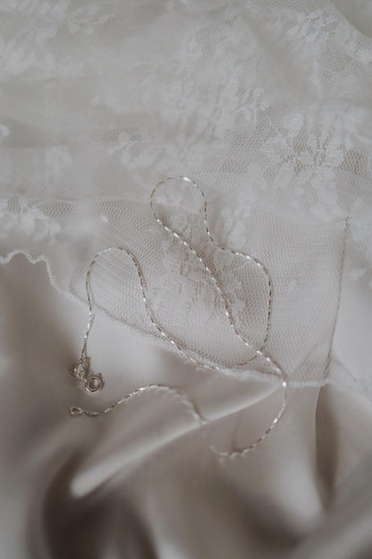 Feine schimmernde Halskette 925 Silber • SHIMMER