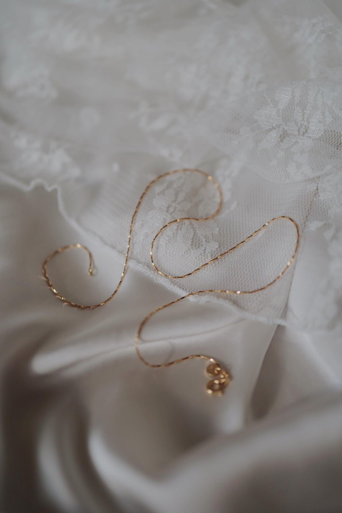 Feine Halskette 18K Gold Vermeil • SHIMMER