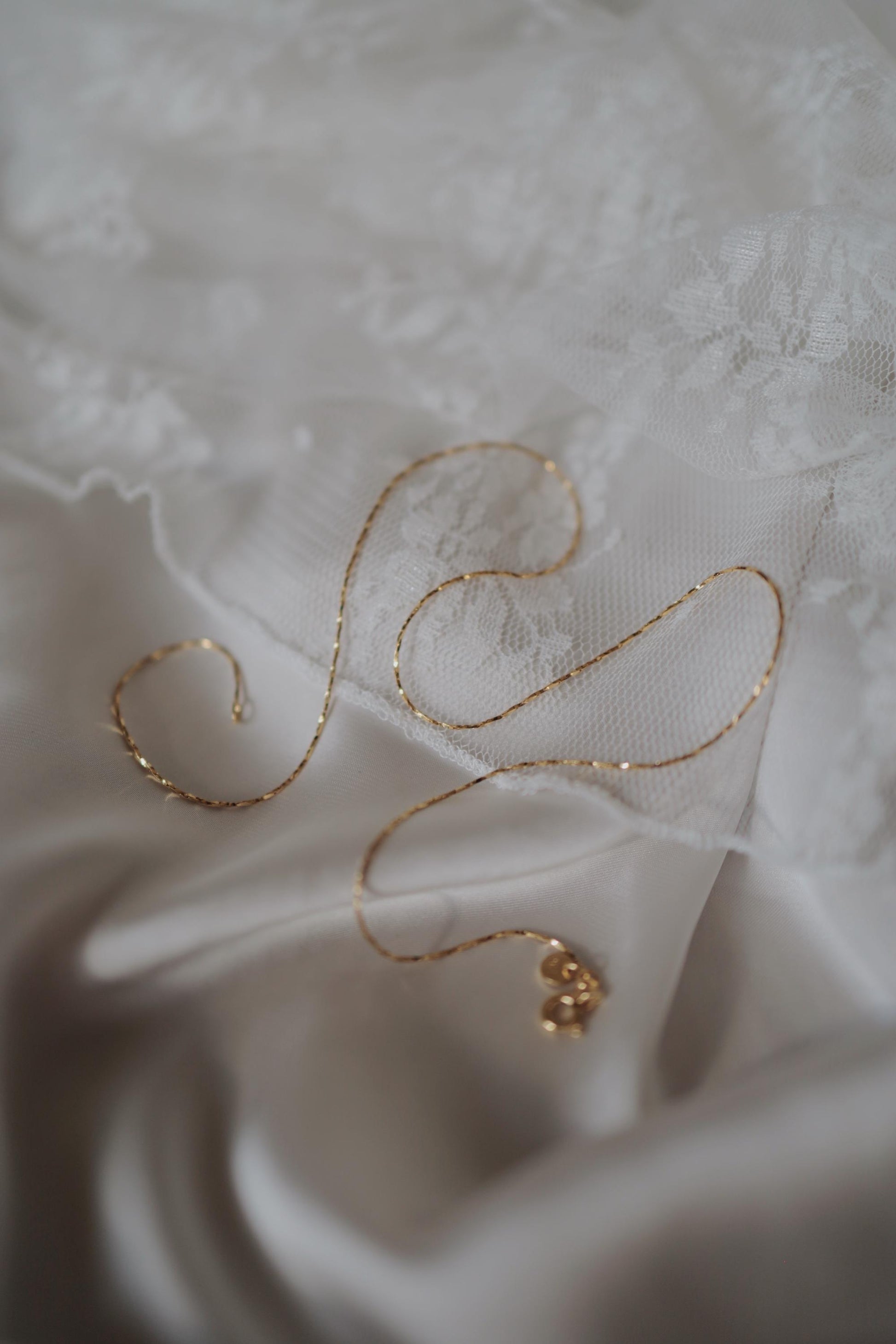 Feine Halskette 18K Gold Vermeil • SHIMMER