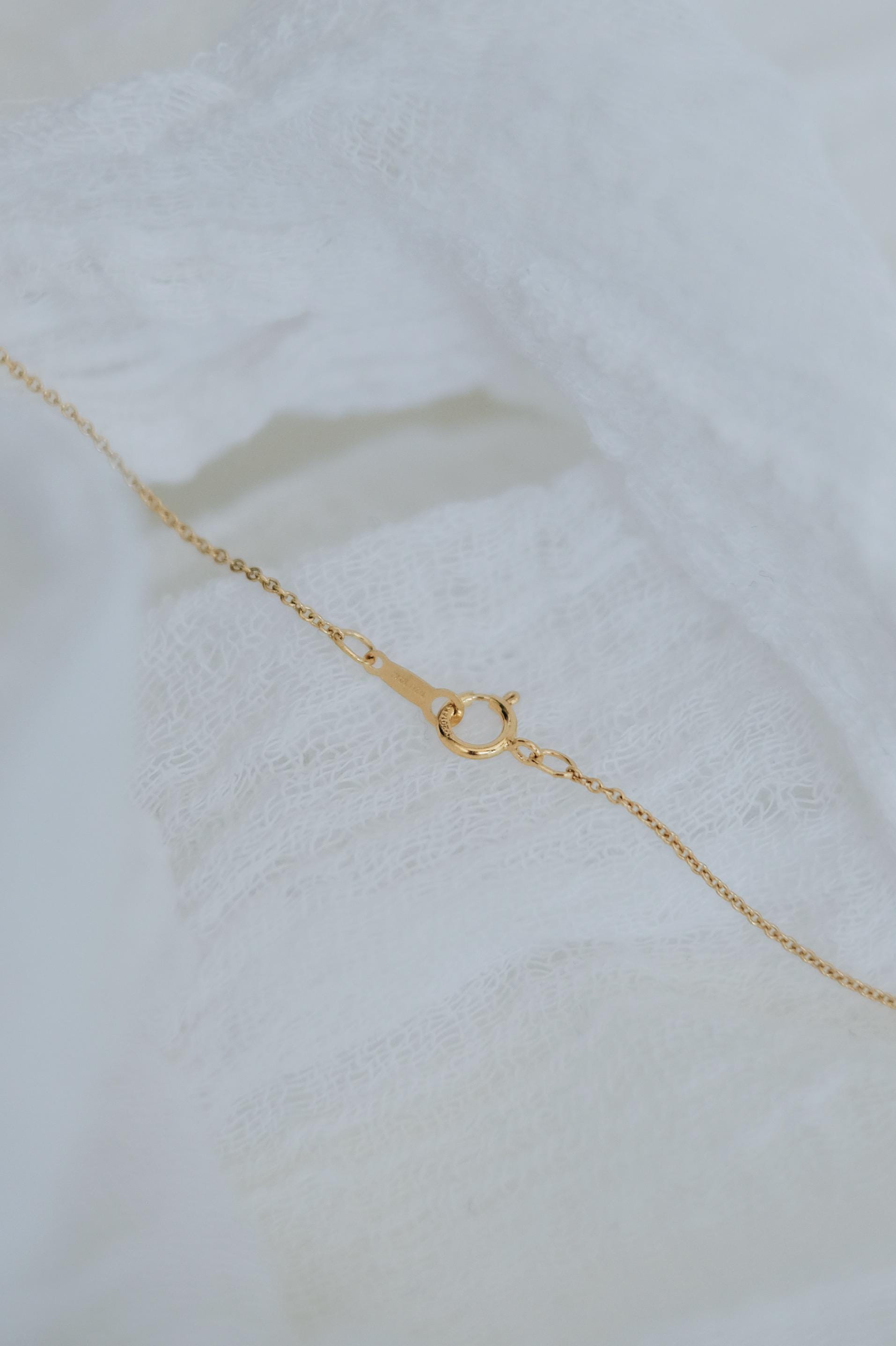 Feine Kette Gold mit Zirkonia Baguette Anhänger • 14k Gold Filled • AUDREY