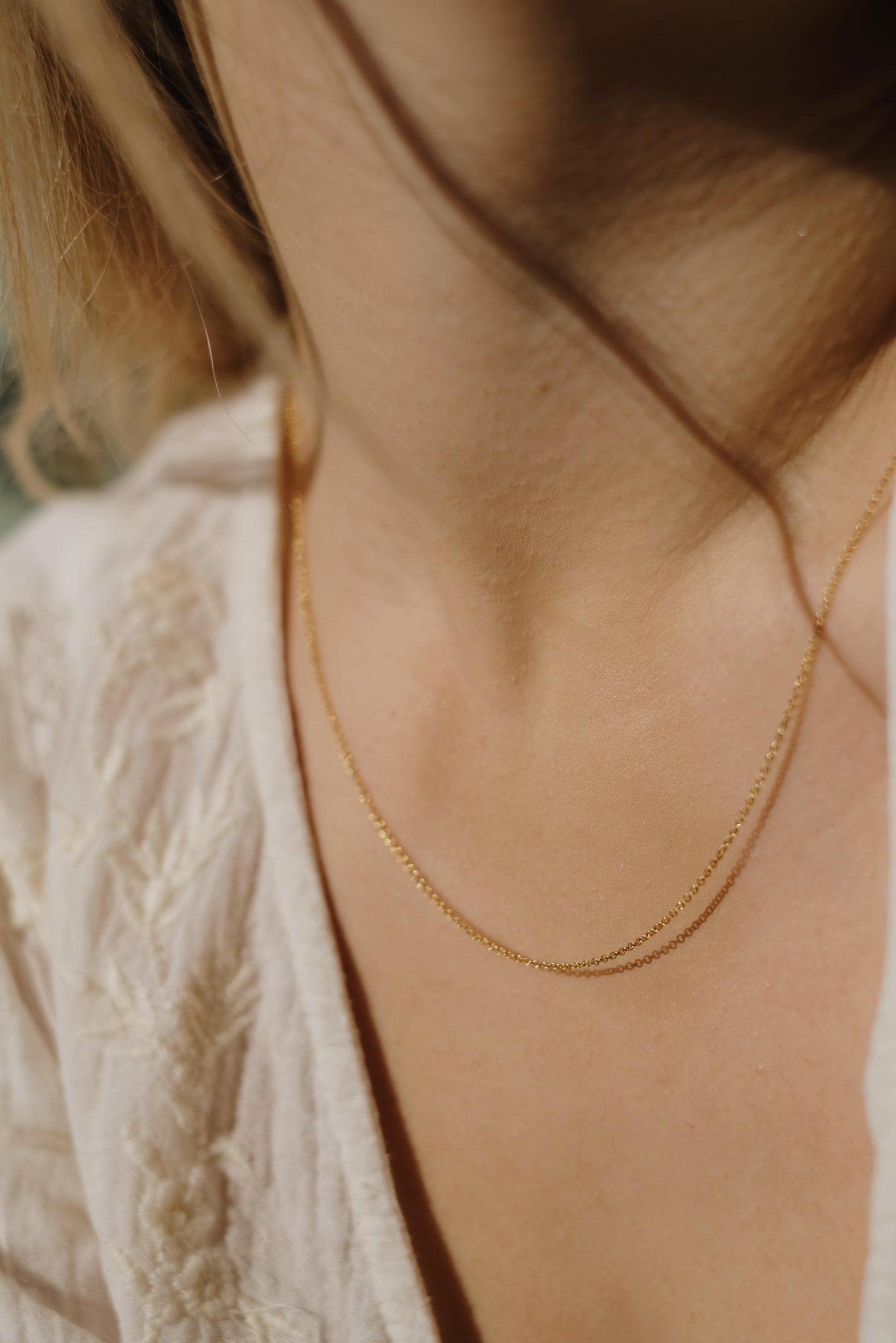 Feine Halskette Gold • 14K Gold Filled • CLASSIC