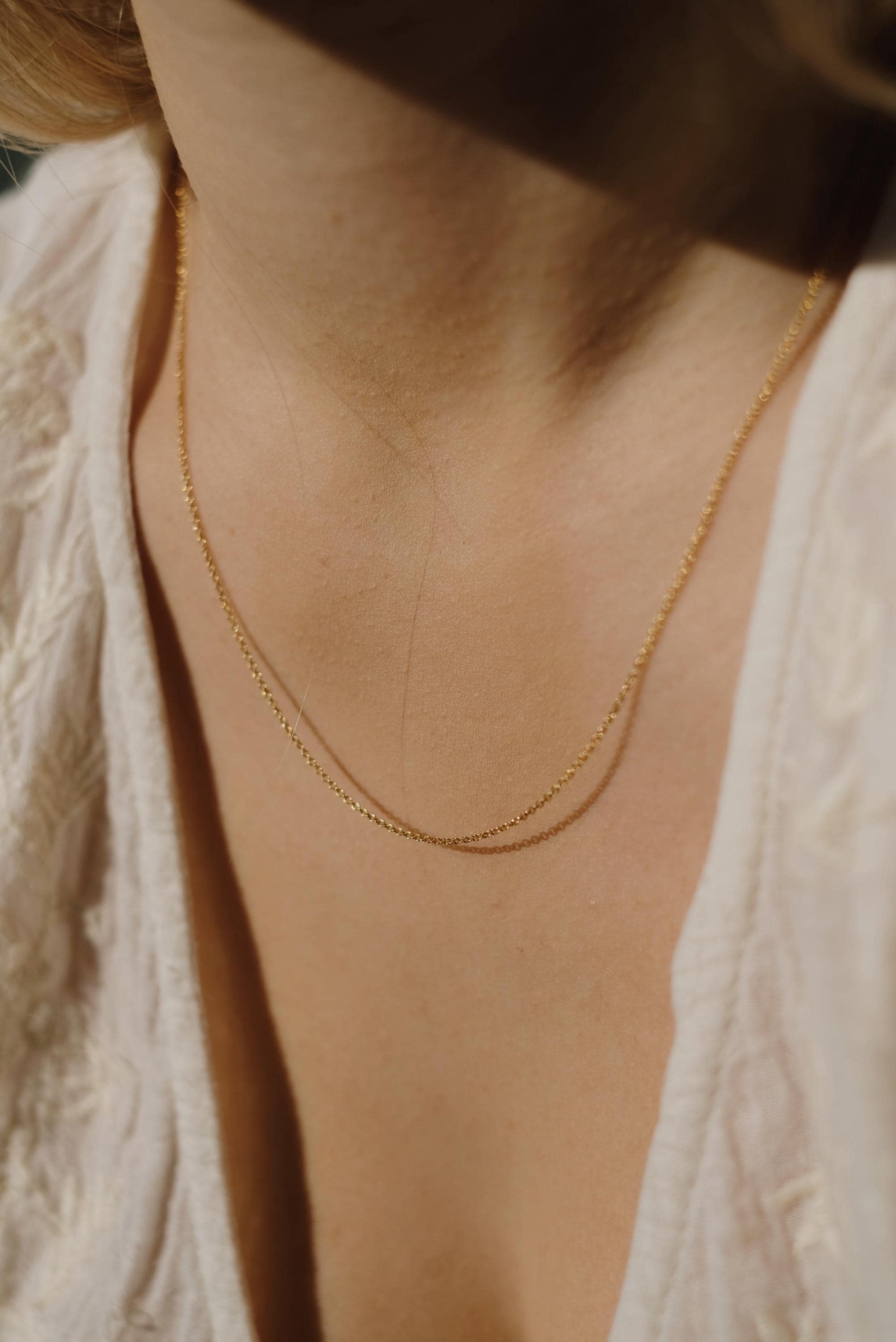 Feine Halskette Gold • 14K Gold Filled • CLASSIC