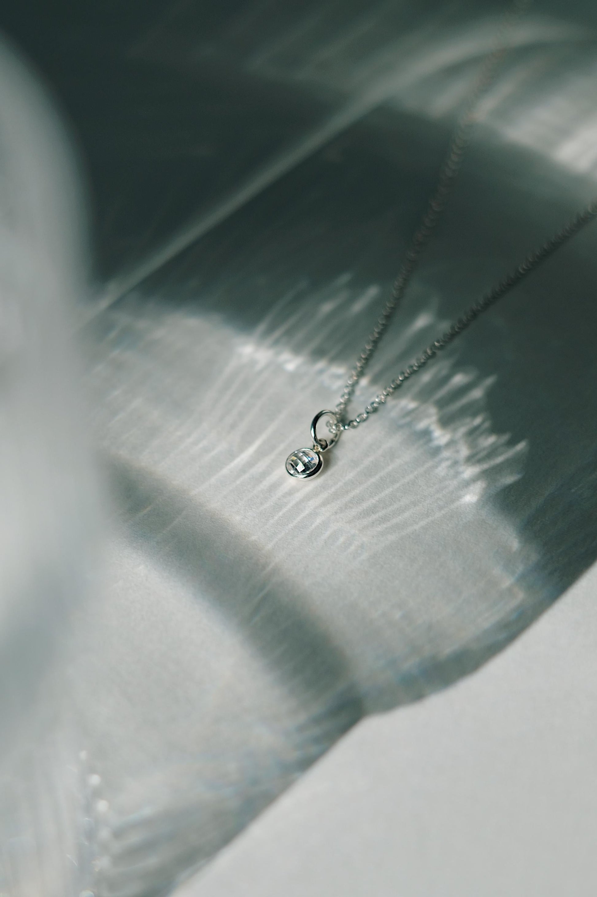 Feine Kette Silber mit CZ Anhänger • 925 Silber • SPARKLE