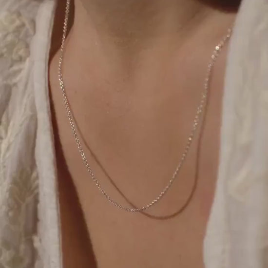 Feine Kette 925 Silber •  CLASSIC