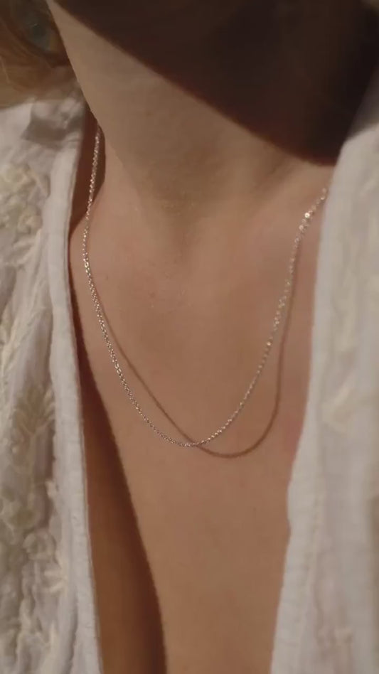 Feine Kette 925 Silber •  CLASSIC