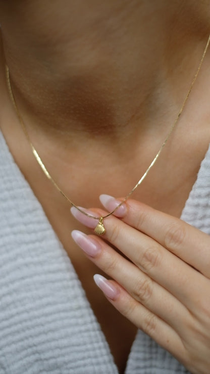 SHELL Halskette • Silber