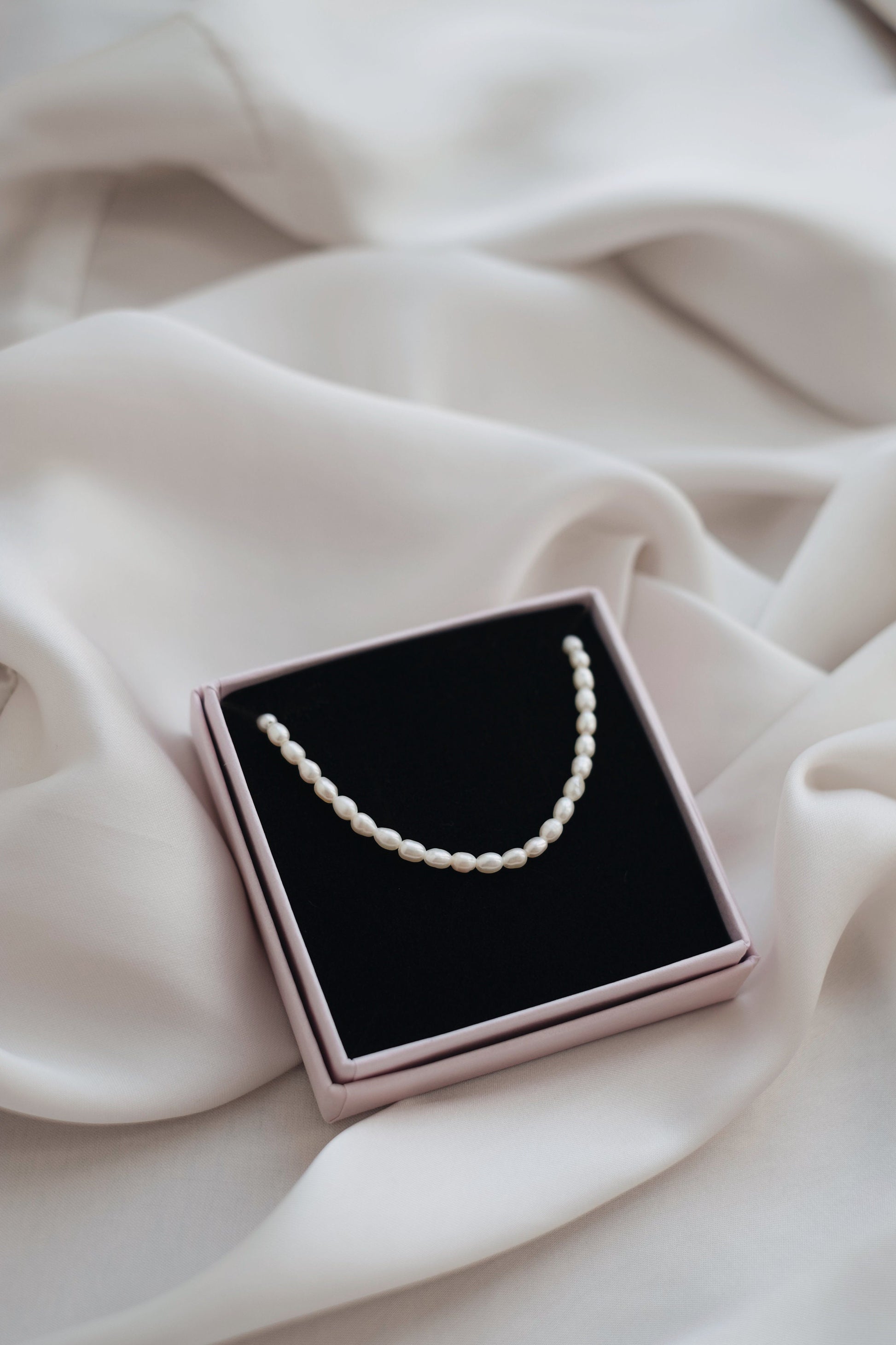 Zierliche Perlenkette Gold • Süßwasserperlen • Perlen Choker
