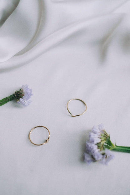 Zarter Chevron Ring Gold • 14k Gold Filled