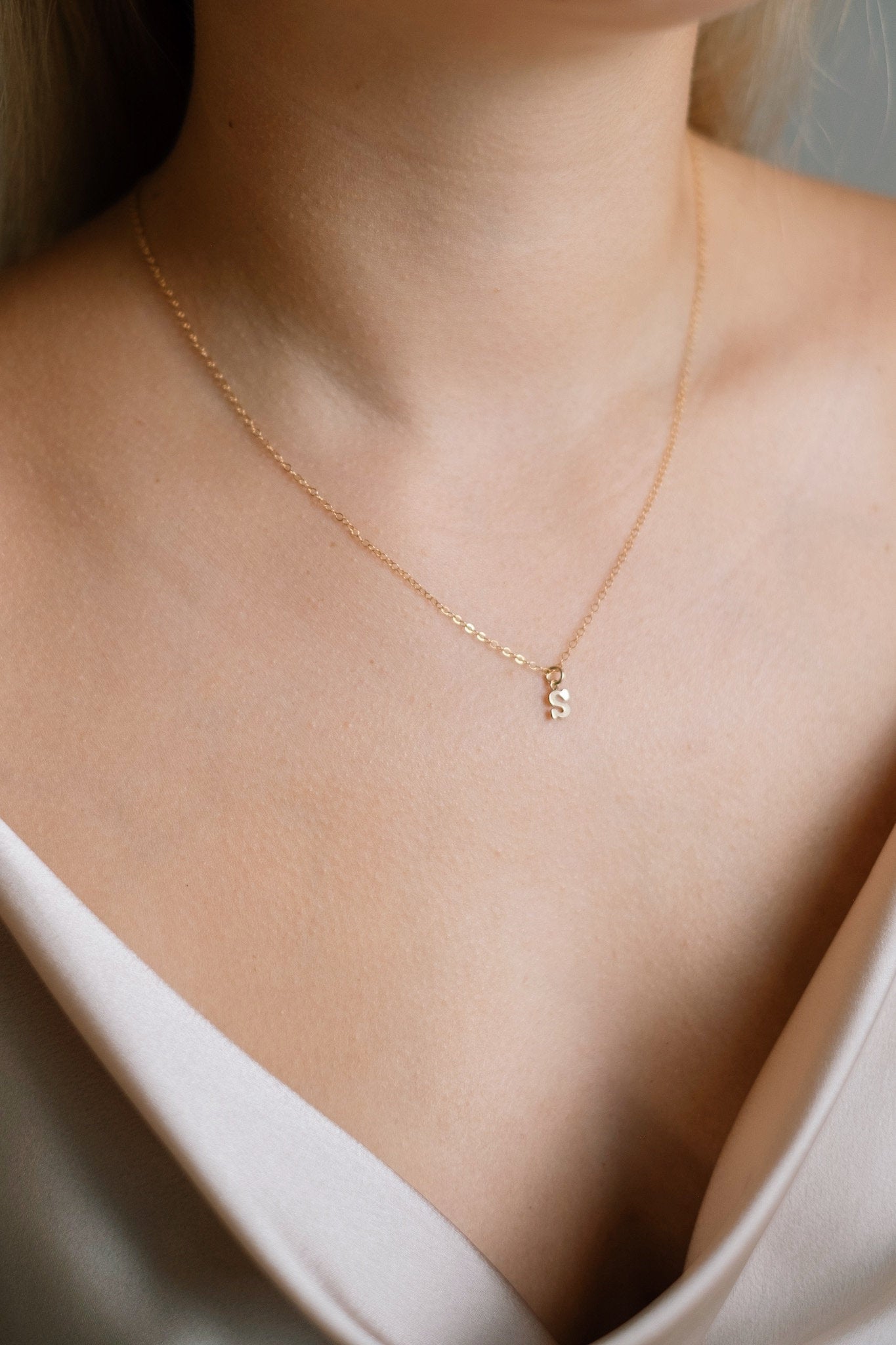 Personalisierte Kette mit Buchstaben Gold • 14k Gold Filled • INITIALS