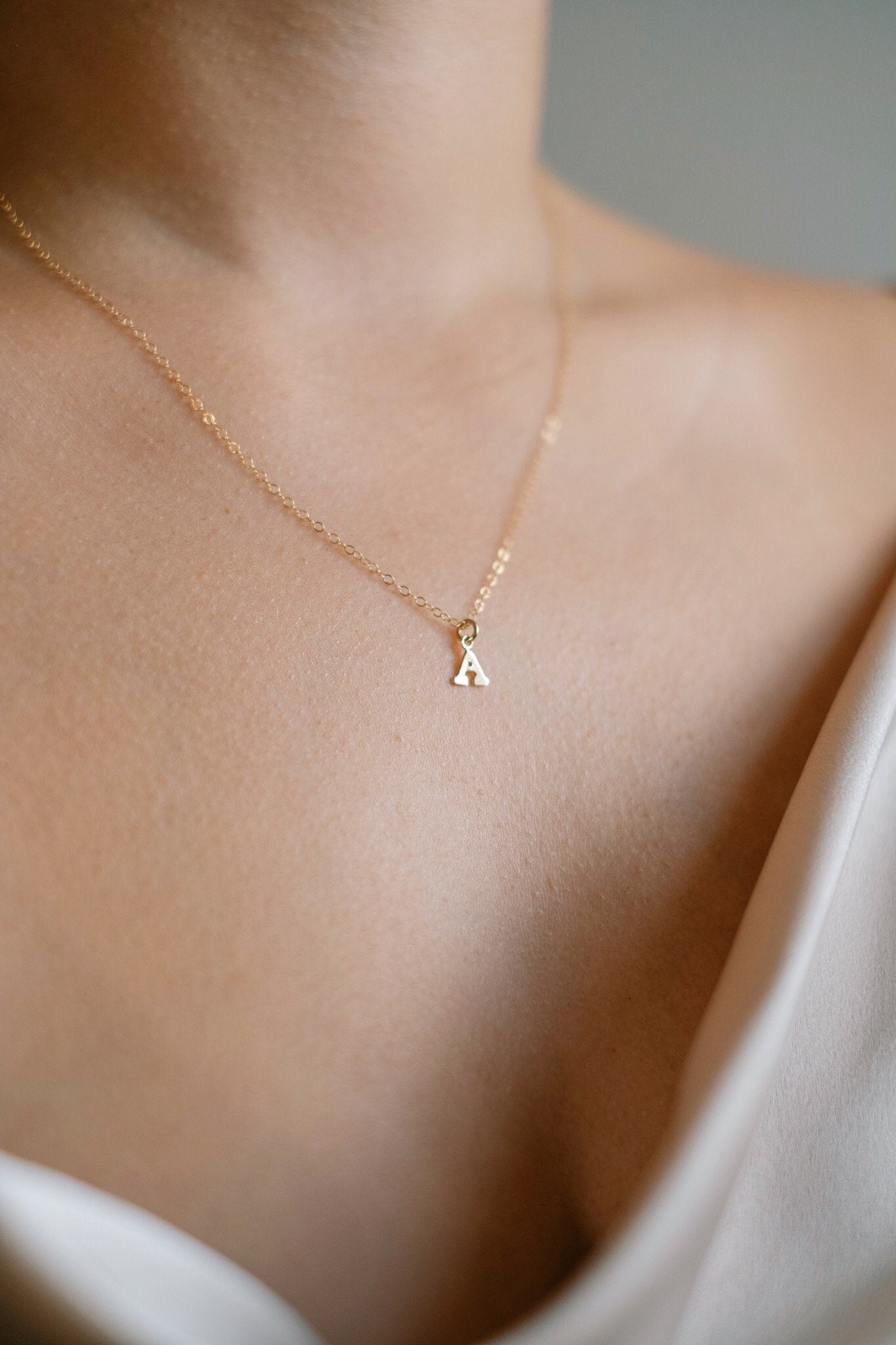 Personalisierte Kette mit Buchstaben Gold • 14k Gold Filled • INITIALS